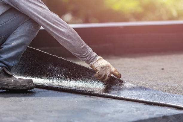 Professional Exterior Waterproofing technician working in Chase, PA